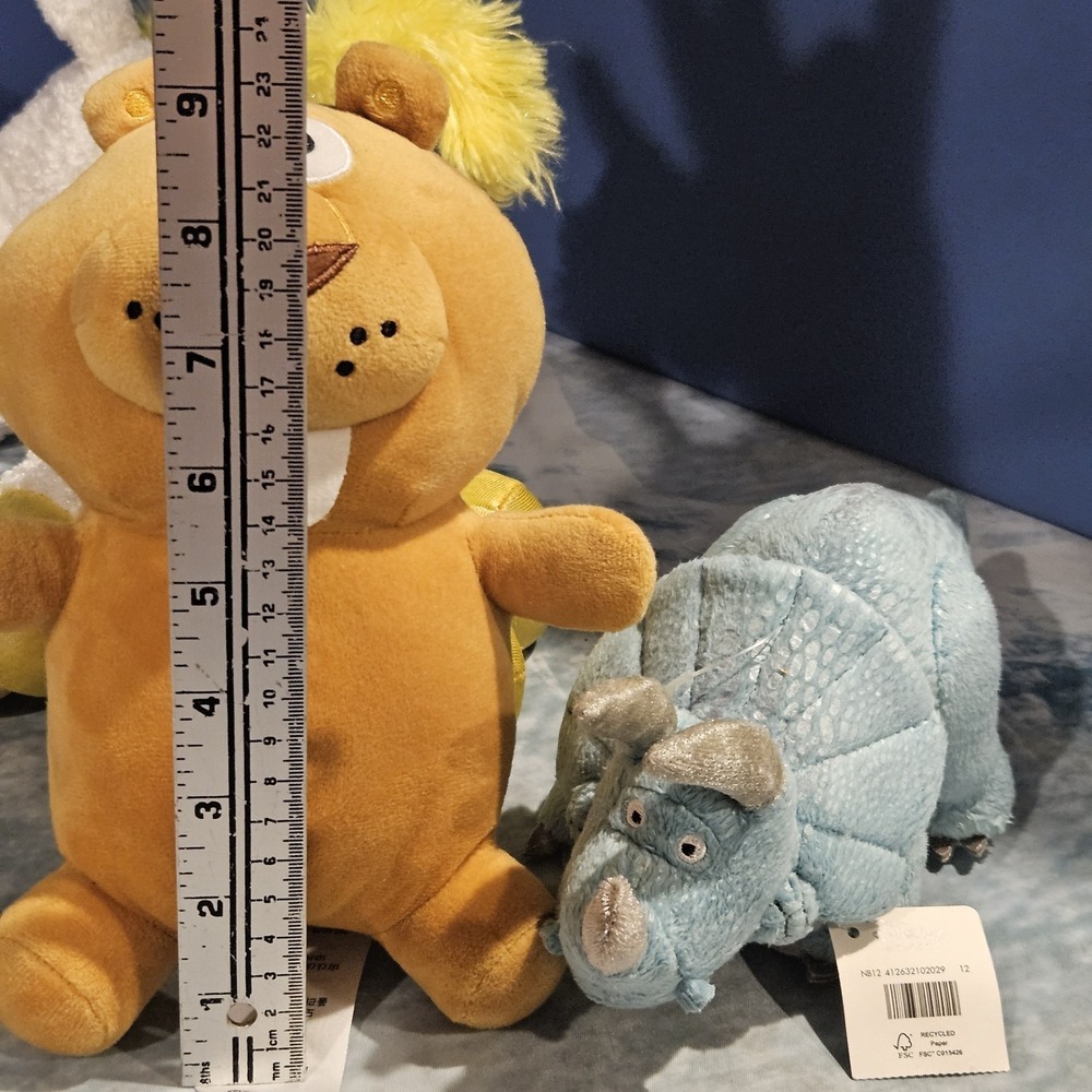Toy Story Plush Lot Trixie ButtercupToy Story Mania Beaver Disney Pixar - Picture 11 of 12